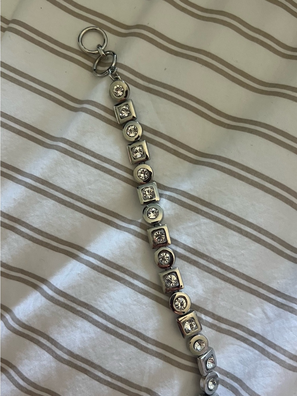 Cookie Lee Rhinestone Link Bracelet